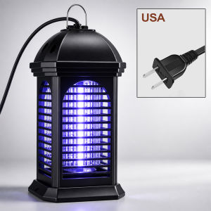 Plug In Electric Bug Zapper Mosquito Trap 11W UV Light Fly Killer Pest Control Lamp For Home Bedroom Balcony Garden Camping High Voltage Grid With Cleaning Brush