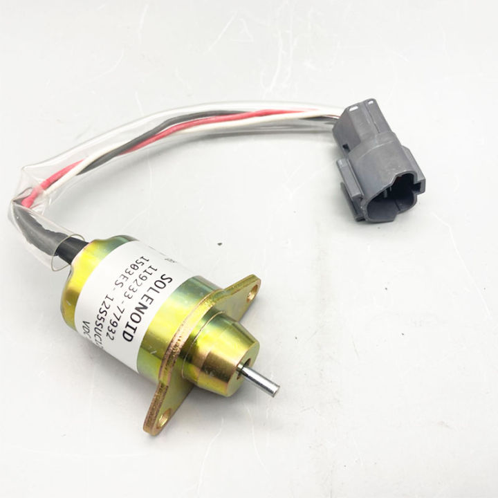 Engine Shut Off Button Parker shark Yanmar Engine 4TNV94 4TNV98 Shutoff Solenoid Shut off ...