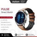 Aolon Pulse นาฬิกาตรวจวัดความดันโลหิ smart watch วัดความดันวัดระดับน้ำตาลในเสมาร์ตวอทช์ หน้าจอ Amoled ขนาด ตรวจคลื่นไฟฟ้าหัวใจ ECG ตรวจวัดอัตราการเต้นของหัวใจ วัดออกซิเจนในเลือด บันทึกการนอน ตรวจจับความแปรปรวนของอัตราการเต้นของหัวใจ HRV นาฬิกาติดตามสุขภาพ. 