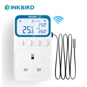 INKBIRD C236T Plug-in Timer Thermostat 10 dalam 1 pemanasan yang boleh diprogramkan dan pengawal suhu penyejukan dengan kawalan masa Temp dan penggera