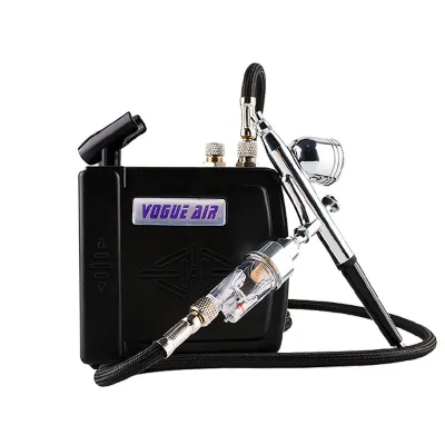 Vogue Air Hobby Mini Airbrush Compressor Set with Airbrush for Painting Gundam Gunpla and Scale Model