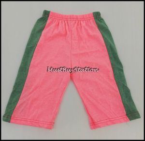 MBS 3 Pcs (Age 3 - 10 ) Kids 3/4 Short Pants Cotton Jersey 3 Helai Seluar Pendek Budak