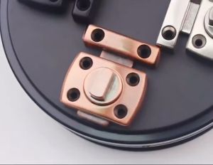 Universal Twist Lock Zinc Alloy Security Cast Barrel Bolt Slide Latch Bathroom Door