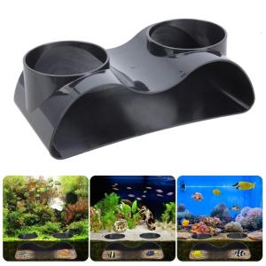 Bể cá trang trí đường hầm cho fishtanks ẩn shelte hang động đường hầm an toàn ABS cho cảnh quan dưới nước phụ kiện