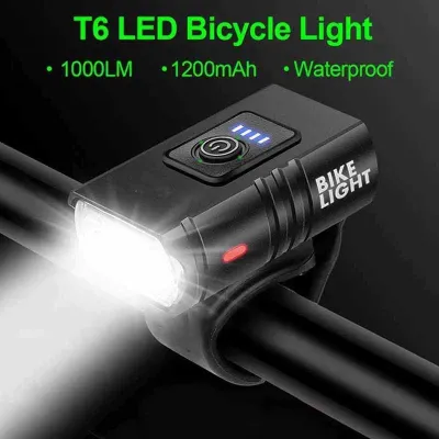 Lampu Sepeda Set Lampu Sepeda Depan Belakang Rechargeabale Outdoor Waterproof