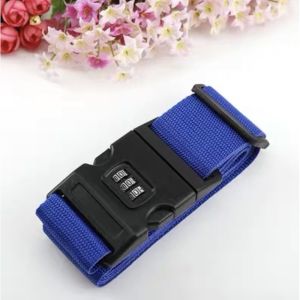 ZH044 Password Set Lock Suitcase Explosion-proof Belt Strap Travel Luggage Protect Belt Strap Adustable Strap