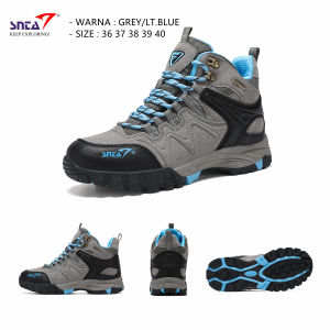 Sepatu Gunung Wanita Snta 611/615/613/616 Abu-Abu Biru Trekking/Hiking/Outdoor