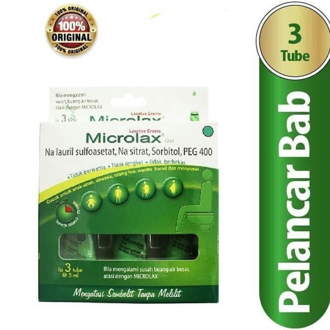MICROLAX GEL OBAT PENCAHAR PER BOX ISI 3 PCS 5ML