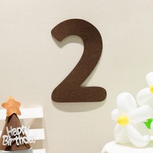 NOBLEE Felt Digital Felt Birthday Banner Garland Pull Flags Happy Birthday Hanging Flag  Photo Booth Props Bunting Banner Party Decor