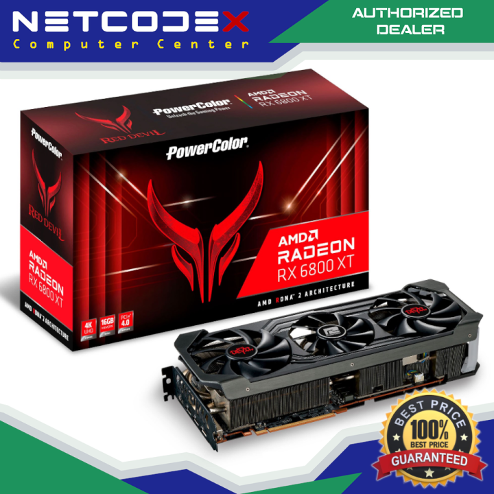 PowerColor Red Devil AMD Radeon RX 6800 XT Gaming Graphics Card with 16GB  GDDR6 Memory, Powered by AMD RDNA 2, Raytracing, PCI Express 4.0, HDMI 2.1,  AMD Infinity Cache 6800xt | Lazada PH