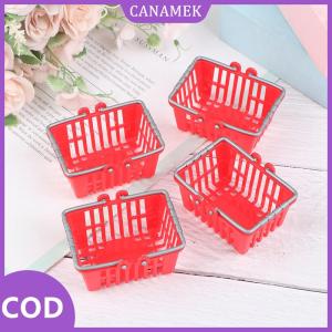 CANAMEK✨ Giỏ mua sắm đồ chơi giỏ xách tay siêu thị mini cho trẻ em mô hình nhà búp bê