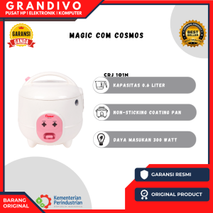 Magic Com Cosmos CRJ 101N Kecil Capacity 0.6 L Garansi Resmi - Grandivo