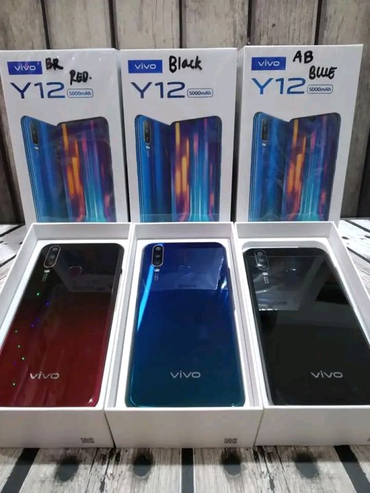 Vivo Y12 ram 3 32 nominus masih mulus fullshet second rasa baru garansi resmi Indonesia