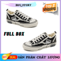 [Tặng Hộp + Ảnh thật] Giày Xvessel Nam/Nữ rách HOT trend mới nhất, Giày Sneaker rách cổ thấp màu đen Nam Nữ. 