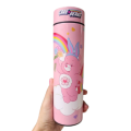 กระบอกน้ำสแตนเลส 304 ลายการ์ตูน Care Bear แคร์แบร์ กระบอกน้ำเก็บความเย็นบอกอุณหภูมิ ขนาด 500 ml. ใช้เพื่อเป็นกระบอกน้ำเก็บอุณหภูมิ Smart Water Bottle. 