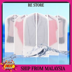 RESTORE Clothes Dust Cover Washable Insect Control Transparent Dust bag Hanging Cloth Pocket Washable Dust-Proof Suit Cover Baju