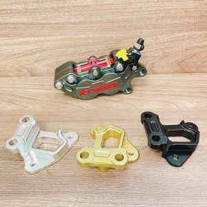 Heo Dầu Frando 4 Pis Màu xám + Pad CNC Raider/Satria đĩa 260/267mm