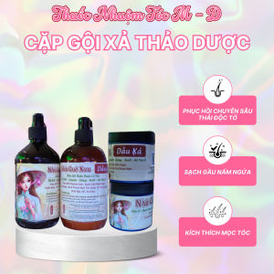 Cặp Dầu Gội Xả Cô Đặc Quê Xưa Phục Hồi Tóc Chuyên Sâu- Thuốc Nhuộm Tóc M-D