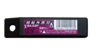Lưỡi dao đen chính hãng NT Cutter BA-53P siêu béndùng cắt film nhựadecalmicanhựa Vyniltấm lót sàn gỗ công nghiệp