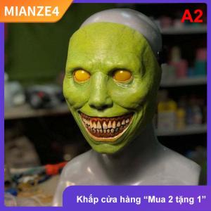 [COD] MIANZE4 Mặt nạ Halloween đáng sợ mỉm cười Quỷ kinh dị mặt nạ đạo cụ cosplay ác