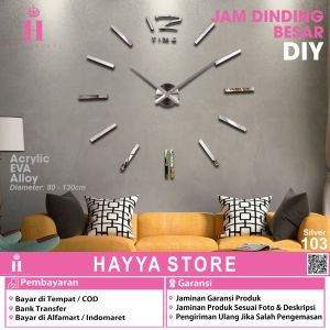 Jam Dinding Ruang Tamu DIY Besar