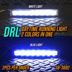 Sub Zero DRL SB-3692 2colors in one BLUE and WHITE Daytime Running Light 2pcs