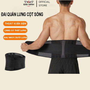 Đai Quấn Lưng Cột Sống Hỗ Trợ Chữa Thoát VịTập Thể ThaoĐau Lưng Có 4 Xương Trợ Lực Chính Hãng Đại Nam Sport