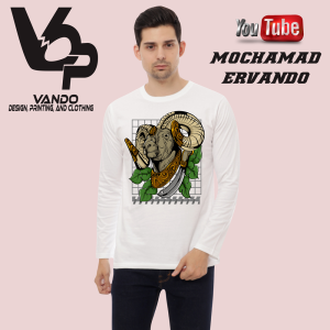 Baju Kaos Panitia Qurban Idul adha Vol 1 Lengan Panjang Hitam Cotton Combed 30s