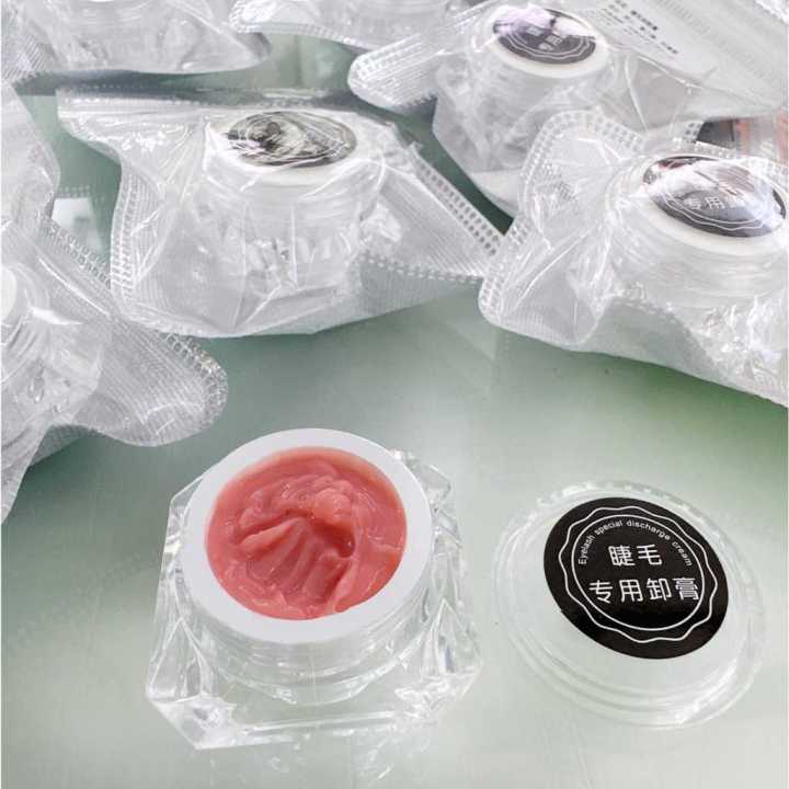 TULIP EYELASH CREAM REMOVER EYELASH EXTENSION PINK CREAM PERONTOK BULUMATA EYELASH EXTENSION