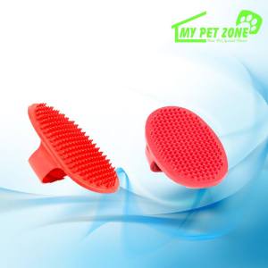 Pet Grooming Soft Rubber Brush / Massage Shower Bath Comb (RB02)