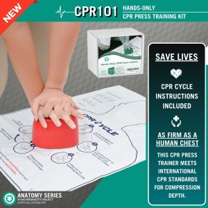 CPR101 CPR Training Complete Set – CPR Trainer with Feedback for First Aid Safety Officers Nursing Students & Medical Professionals – Synchronicity CPR Simulator & Teaching Tool for Emergency Response (1 Set)