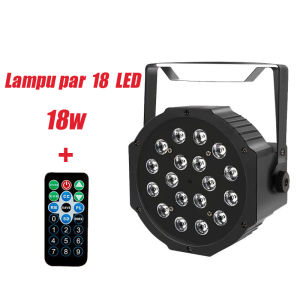 (Pengiriman cepat dikirim dari Jakarta)Lampu disco sorot panggung par 54 LED/Lampu led par 54 led lampu sorot panggung disco 54 mata RGB/Lampu Sorot Disco LED Par 54 Mata - RGB / Lampu Panggung LED