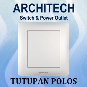 ARCHITECH INFINITY A63-P01 WHITE Sakelar - Saklar Tutupan Polos