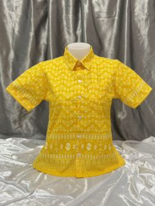 เสื้อเชิ้ต อัดกาว ลายวิมานเมฆ 🪐 เนื้อผ้าคอตตอลอย่างดี สีไม่ตก By.Missvaraaa