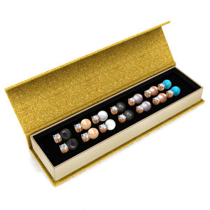 Her Jewellery 7 Days Droplet Pearl Earrings (Rose Gold) - Luxury Crystal Embellishments plated with 18K Gold
