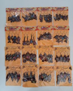 Paket gantungan kunci lukis bali isi 4pcs