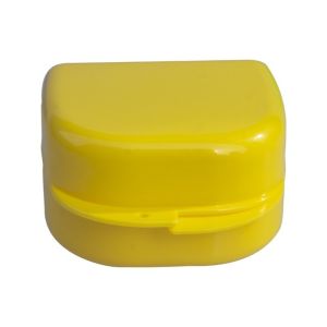 PLNBFG Travel Dental Retainer Case Compact Ventilated Lid Mouth Guard Case Practical Durable Denture Storage Container For Denture