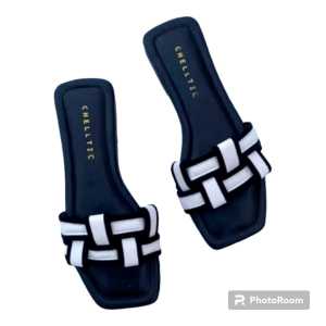 APR SANDAL SELOP FLAT TEPLEK WANITA TERBARU SENDAL RUMAH CASUAL SELOP SLIP ON CEWEK MOTIF ANYAM TRENDY NYAMAN MODIS DAN ELEGAN