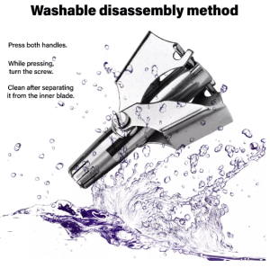 Best High Quality Original Manual Nose & Ear Hair Trimmer (No Batteries) Stainless Steel Nose Hair Remover