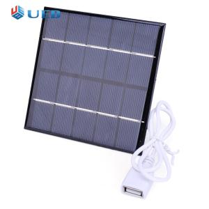5W Solar Panel Charger Lightweight Polycrystalline Solar Portable Charging Panel Courtyard Lighting DIY Charger Supplies