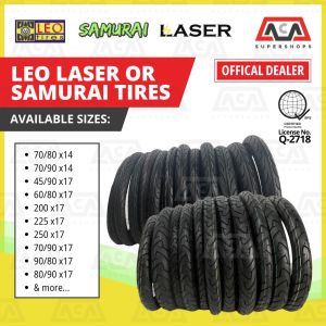 LEO LASER AND SAMURAI TIRE FOR MOTORCYCLE