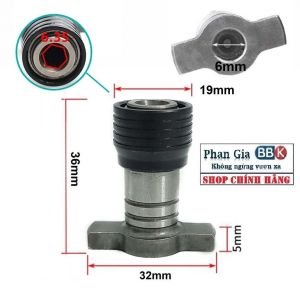[RẺ VÔ ĐỊCH] Đầu Chữ T Chuyên Vít Thay Thế Cho Máy Bulong 1/2 inch 2 Trong 1