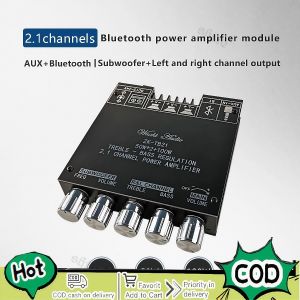 ZK-TB21 2.1 Channel Subwoofer Amplifier – Bluetooth Audio Module TDA7498E High Fidelity & Car Audio