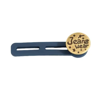 Kancing Celana Jeans Metalic Aksesoris Kancing Jeans Panjang Pembesar Double Extender Kancing Lubang 2 Adjustable Button BRG
