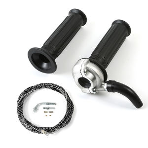 【12h ship】Motorcycle Mini Quick Throttle With Handle Grip With Brake Throttle Cable Universal