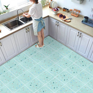 สติกเกอร์พื้นหนากระเบื้องห้องน้ํากันน้ําผนังตกแต่งลื่นตัวเองติดวอลล์เปเปอร์ทนสวมใส่