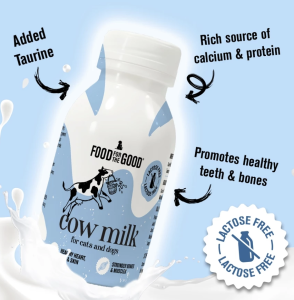 [NEW LAUNCH] Food For The Good Pet Milk 200ml | Cow / Goat Milk For Cats & Dogs | All Life Stages