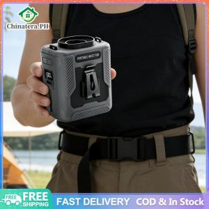 Belt Fans with Lighting & Power Bank Hand-Free Personal Fan for Outdoor Sports