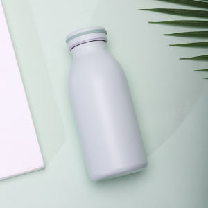 JustLiving 600ml Outdoor Sports Insulation Water Bottle Portable 304 Stainless Steel Single Wall Large Capacity Water Bottle Outdoor Supply leakproof Thermos Vacuum Milk Bottle Cups