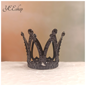 | Cake Decoration | Mini Diamond Crown Tiara Gold Silver Birthday Cake Topper 迷你钻石皇冠摆件生日蛋糕装饰